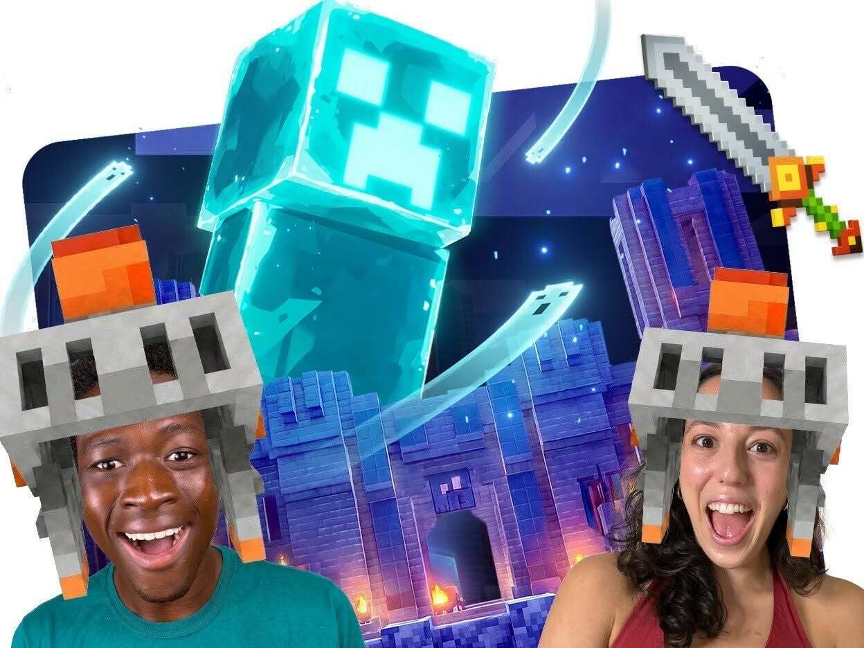 Minecraft Dungeons II の戦闘シーン